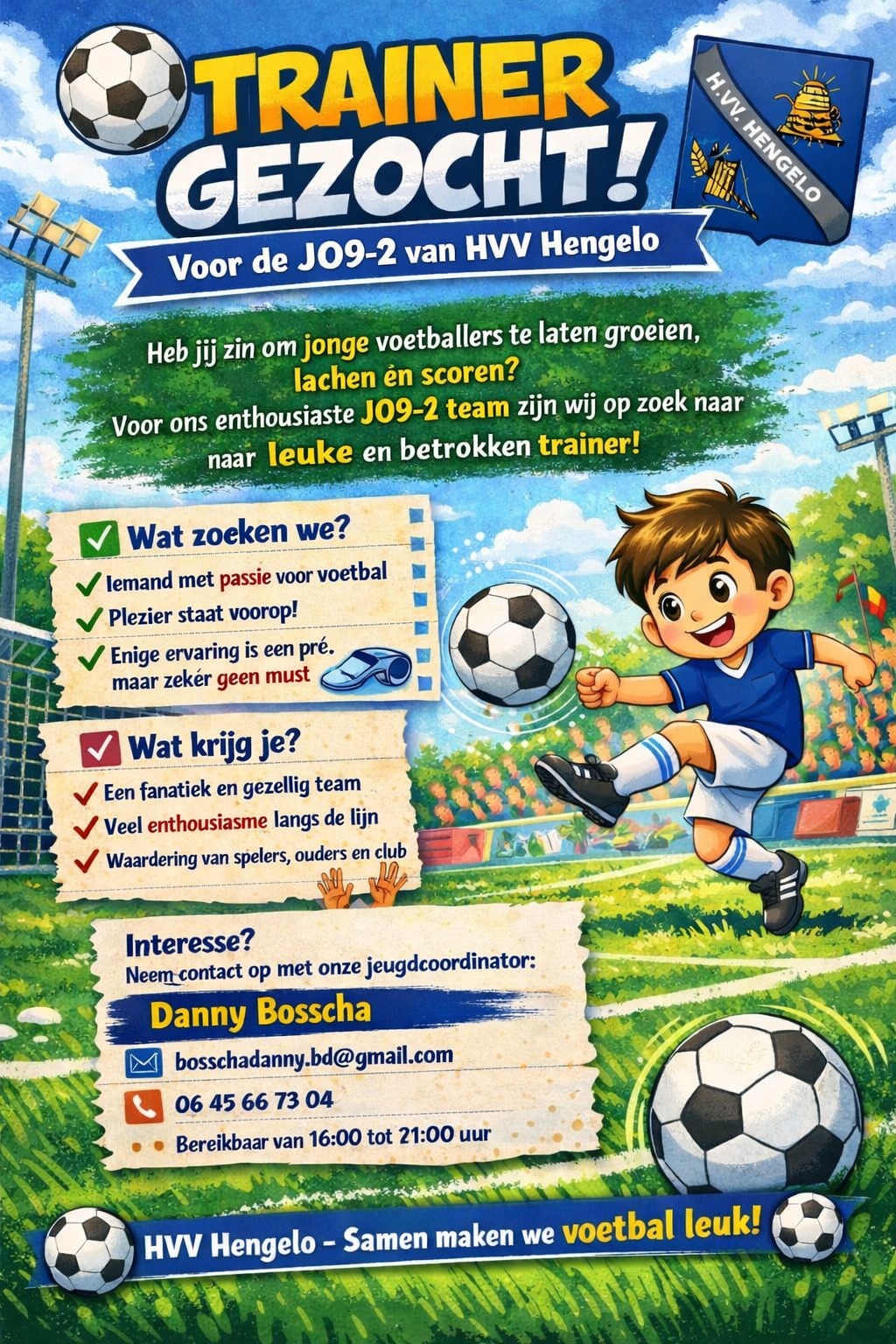 Trainer gezocht JO9-2