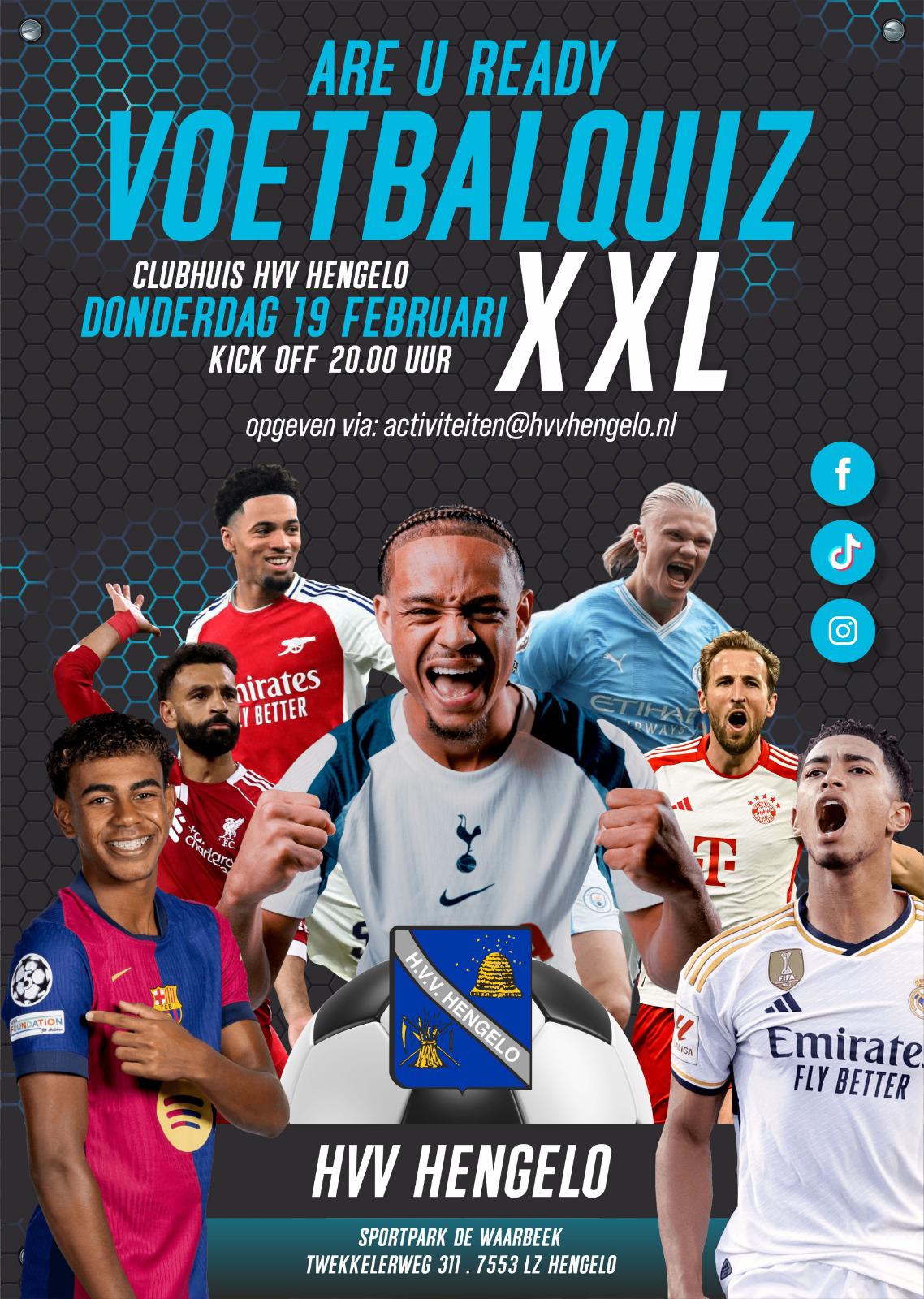 Voetbalquiz 19 februari