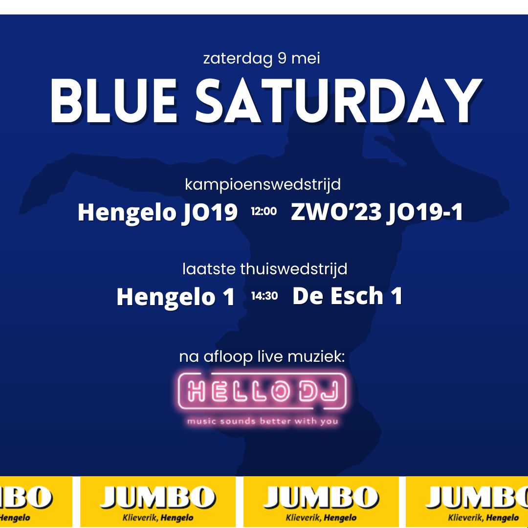 Blue Saturday 9 mei