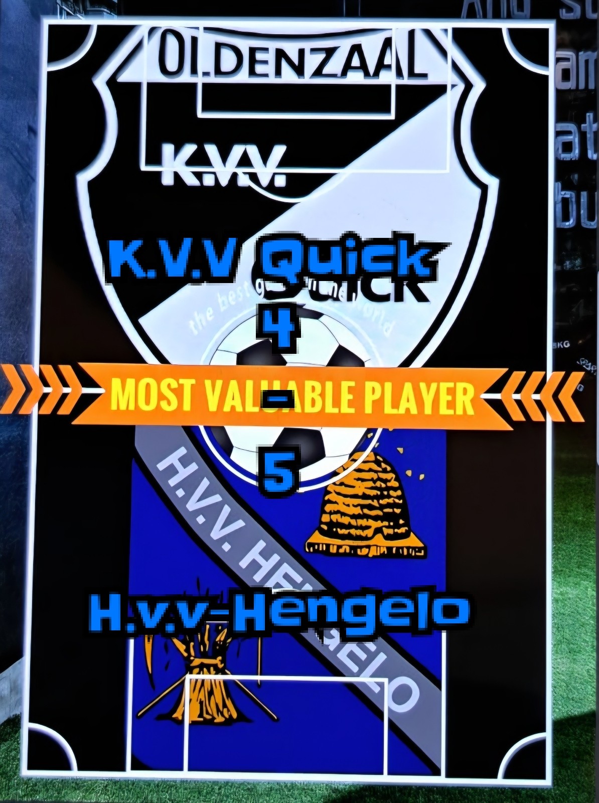 Wedstrijd verslag zaterdag 8 november: k.v.v Quick / H.v.v-Hengelo JO10-1
