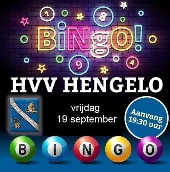 Bingo vrijdag 19 September