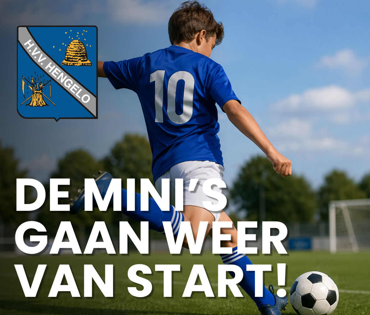De mini's gaan weer van start!!