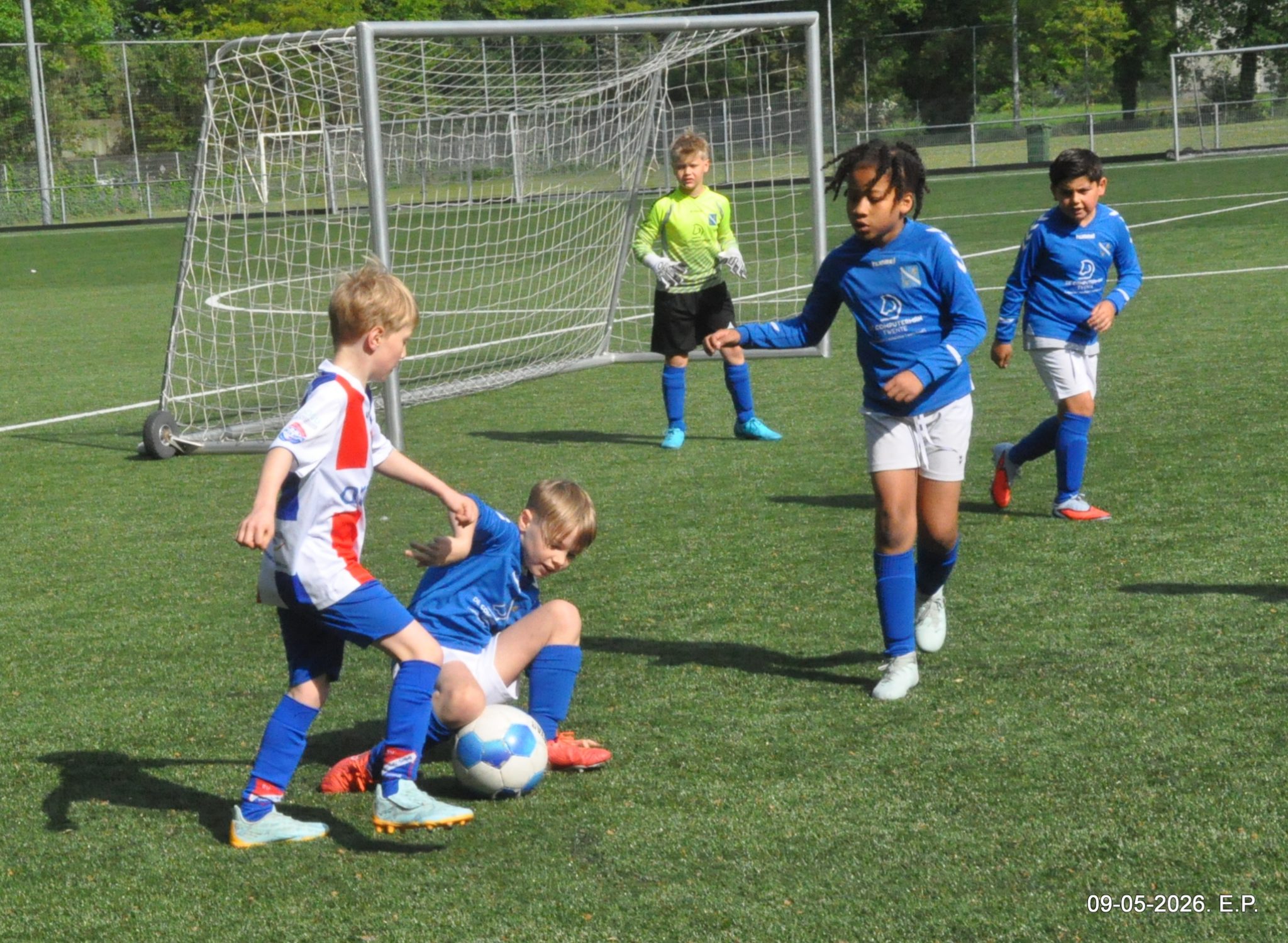 Foto's JO9-1 wedstrijd zaterdag 11 mei