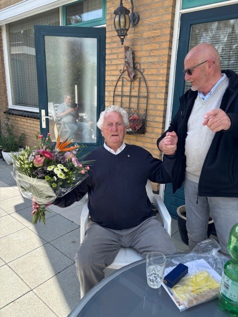 Huldiging 75 jarig lidmaatschap