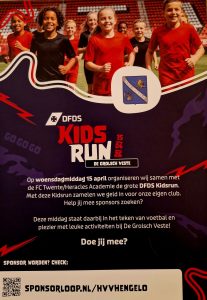Kids run sponsorloop 15 april 1