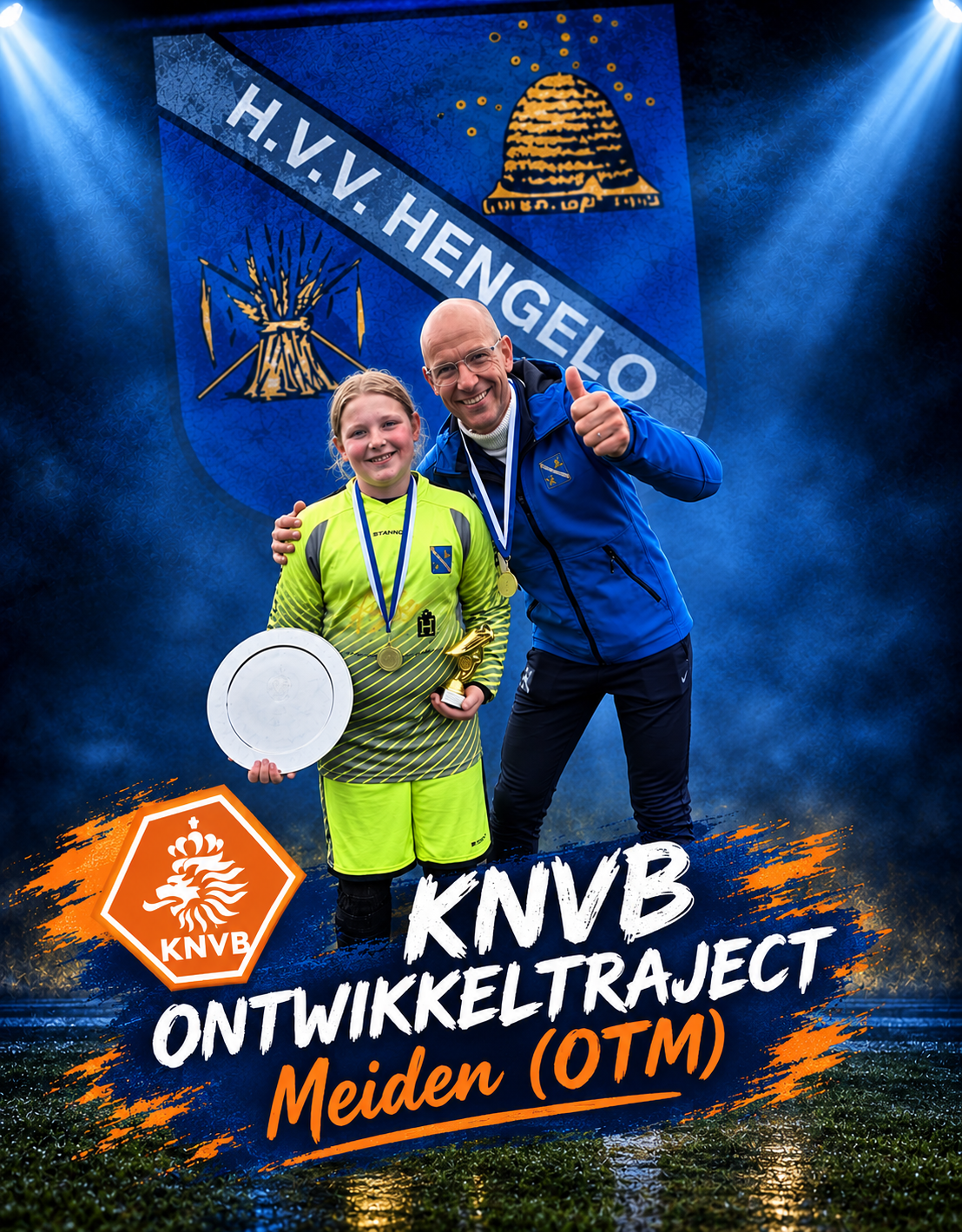 Trots op onze keepster Joëlle Doorn! 