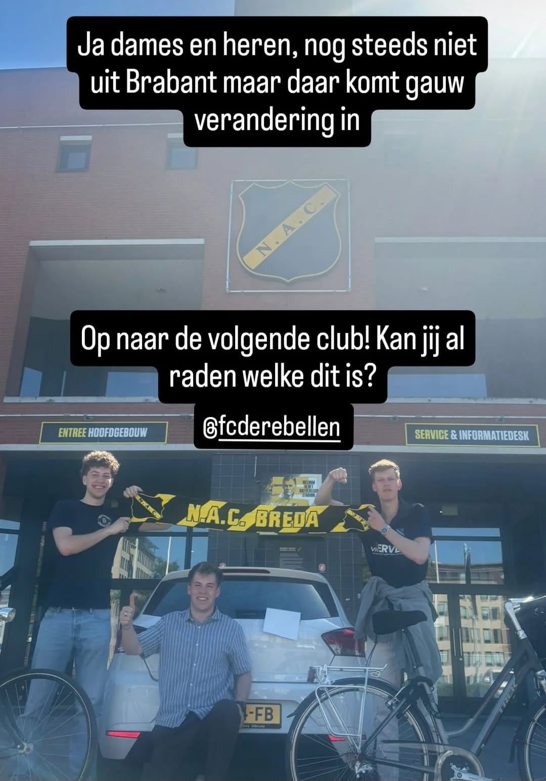 Update vrijdag 1 mei TANDEM rit