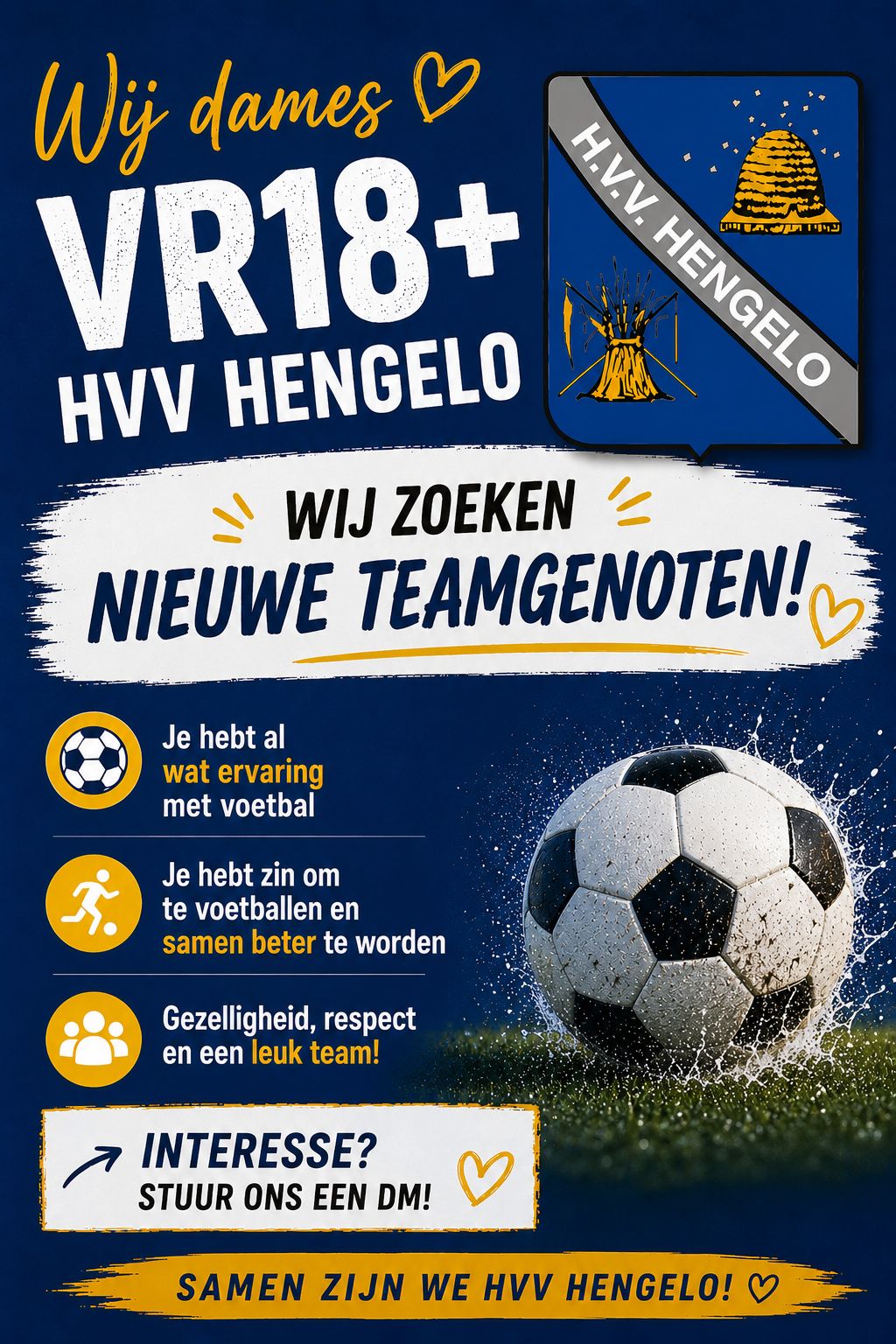 VR18+1 zoekt nieuwe teamgenoten !!!