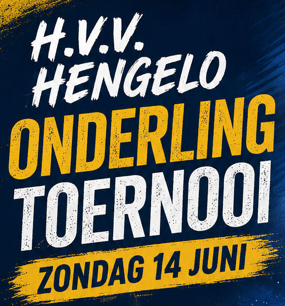 Wedstrijd schema onderling toernooi 14 juni
