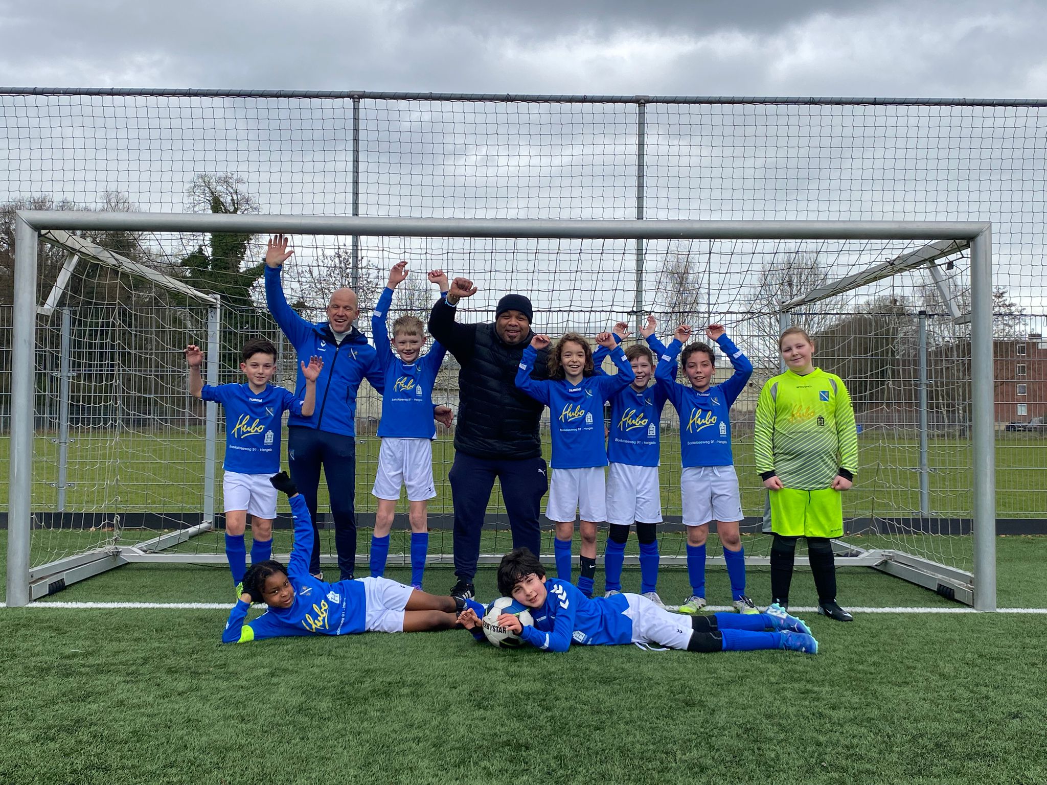 Wedstrijdverslag : S.V. Losser JO11-1 ⚽ HVV Hengelo JO11-1.