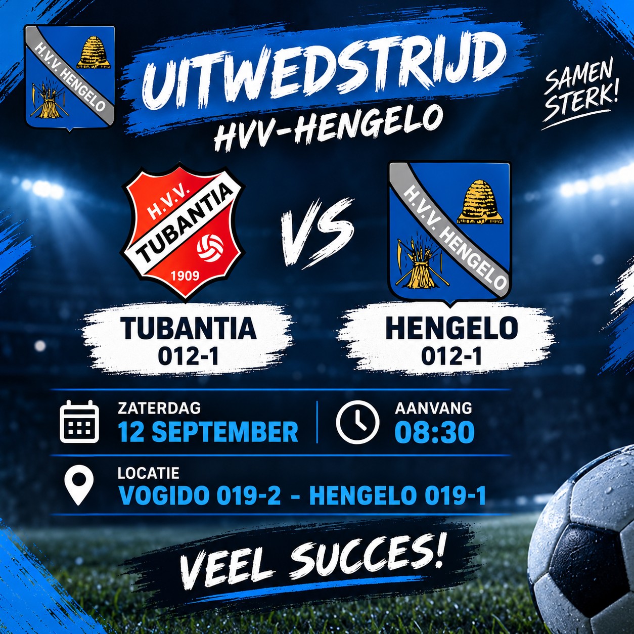 Wedstrijdverslag O12-1 zaterdag 12 september